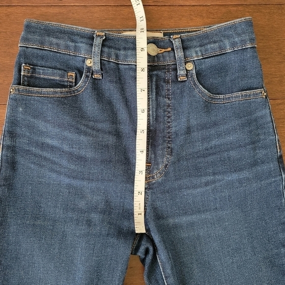 Everlane High Rise Skinny Ankle Length Stretch Denim Jeans Womens Size 23 Waist - Picture 9 of 11